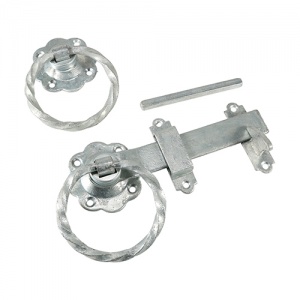 6'' Twisted Ring Gate Latch HDG 1 EA